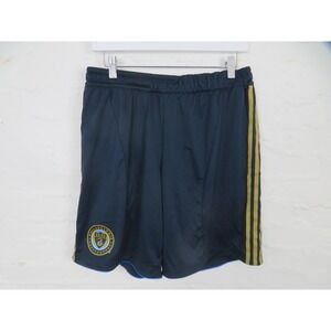 Philadelphia Union Shorts Mens XL Blue Adidas MLS Soccer Climacool Training